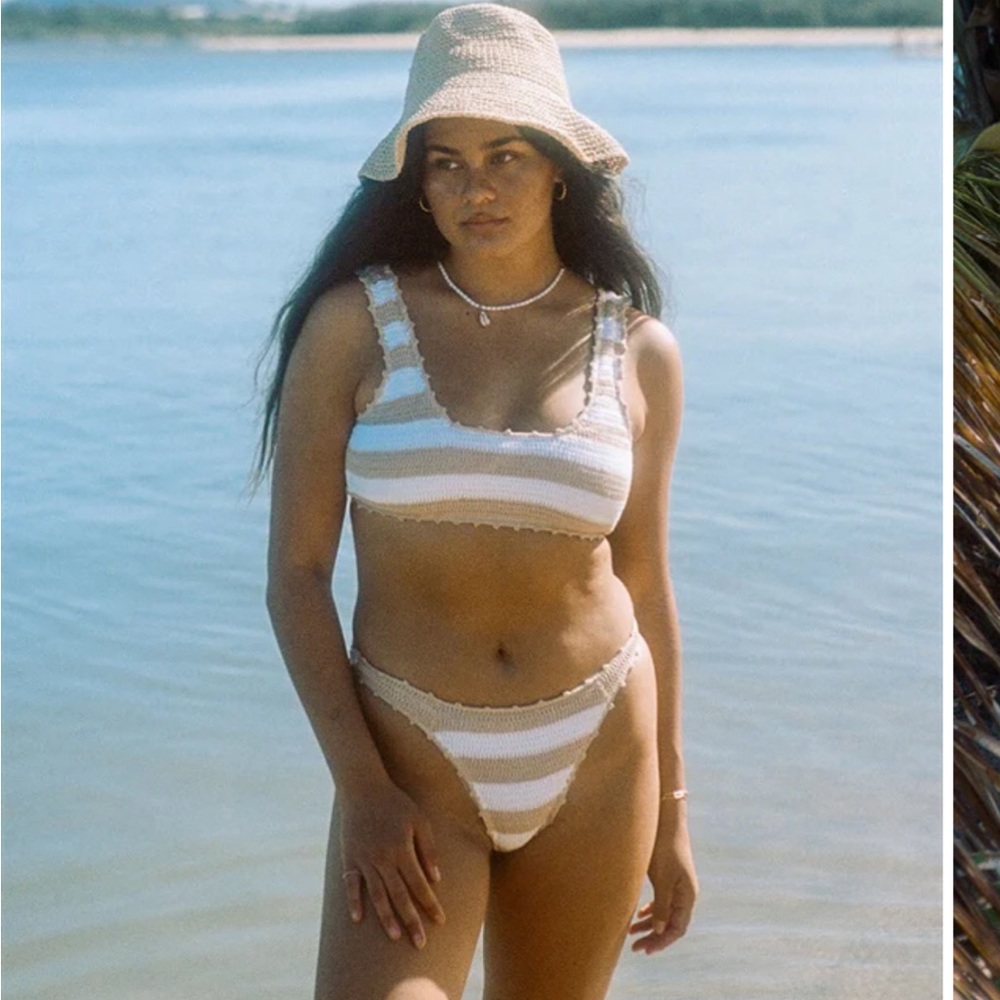 Sabo Avani Crochet Bikini top and bottom